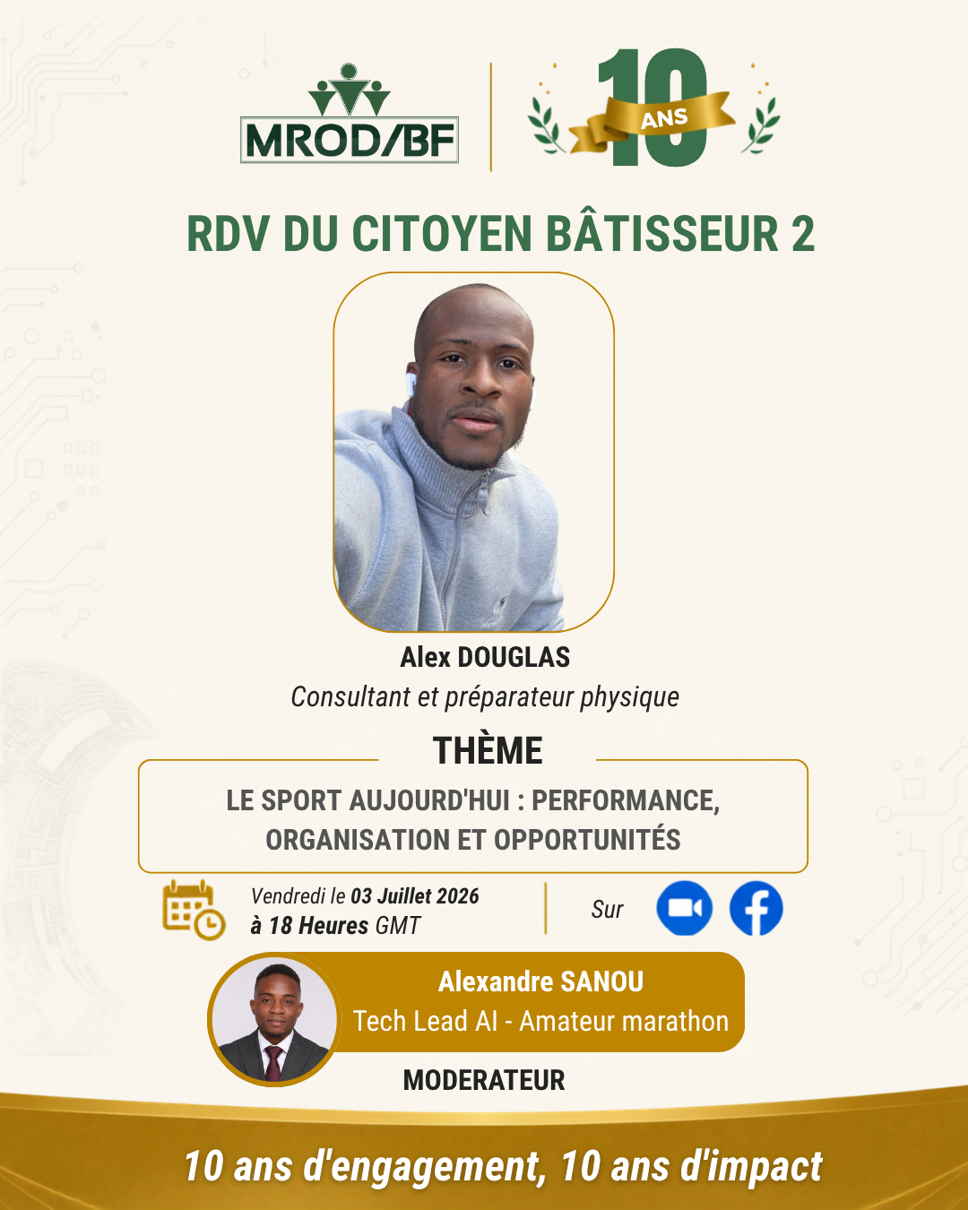 Webinaire : Le sport aujourd’hui – Performance, organisation et opportunités